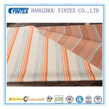 Tissu coloré de polyester de rayure de Yintex pour la couverture de matelas